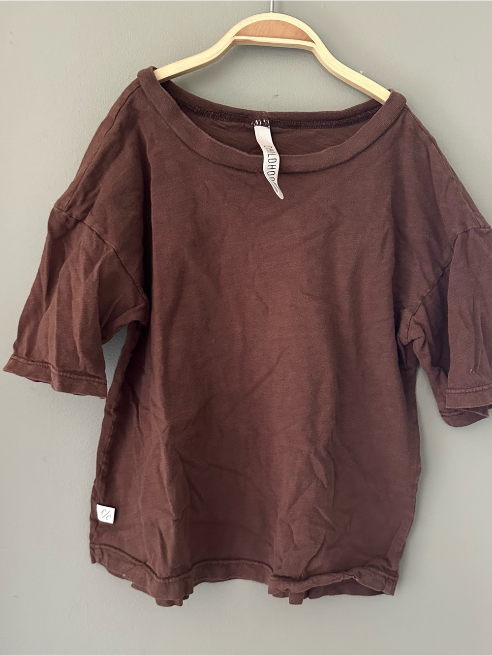 Childhoods Brown Boxy Tee